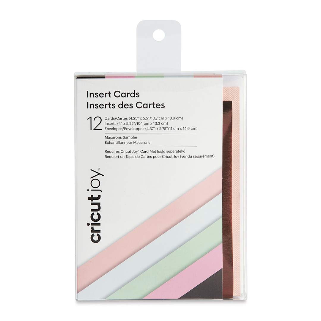 Open in modal - Cricut Joy Cards, Inserts, and Envelopes - Macarons, Package of 12 (In packaging)
