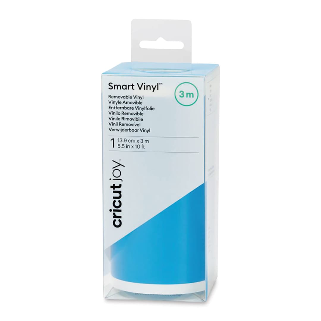 Open in modal - Cricut Joy Removable Smart Vinyl - Ocean, 5-1/2" x 10 ft, Roll (In packaging)