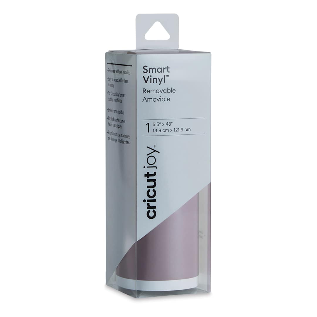 Open in modal - Cricut Joy Removable Smart Vinyl - Lavender, 5-1/2" x 48", Roll (In packaging)