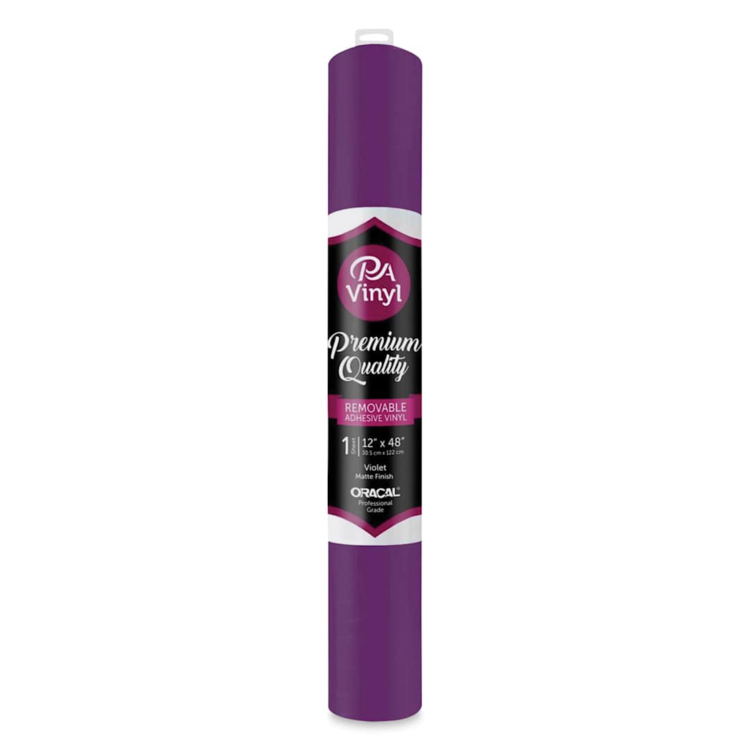 Open in modal - PA Vinyl Removable Vinyl - Matte Violet, 12" W x 48" L