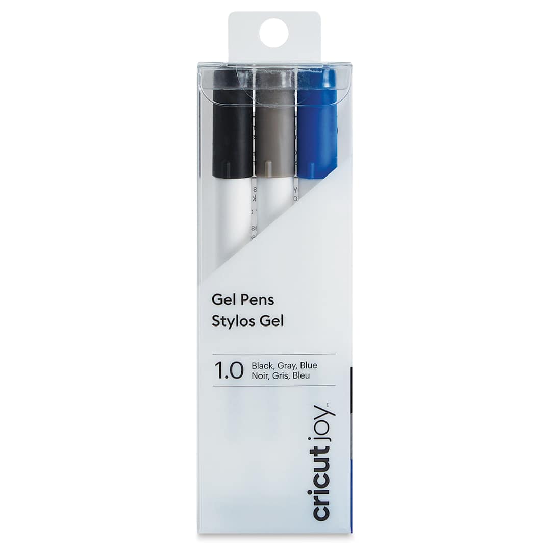 Open in modal - Cricut Joy Gel Pens – Basics, Set of 3, front of the packaging