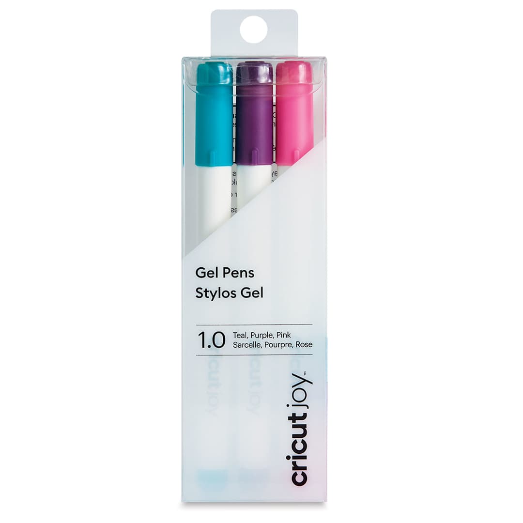 Open in modal - Cricut Joy Gel Pens – Brights, Set of 3, front of the packaging