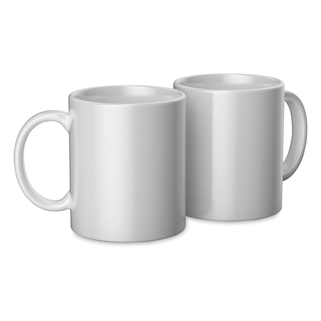 Open in modal - Cricut Mug Blanks - 12 oz, White, Package of 2 (Out of packaging)