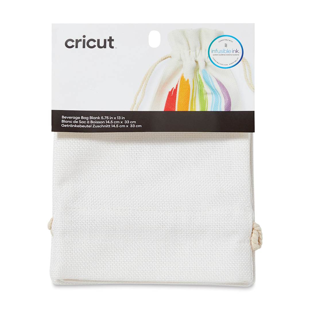 Open in modal - Cricut Wine Bag Blank - White, 13"H x 5-3/4"W (In packaging)