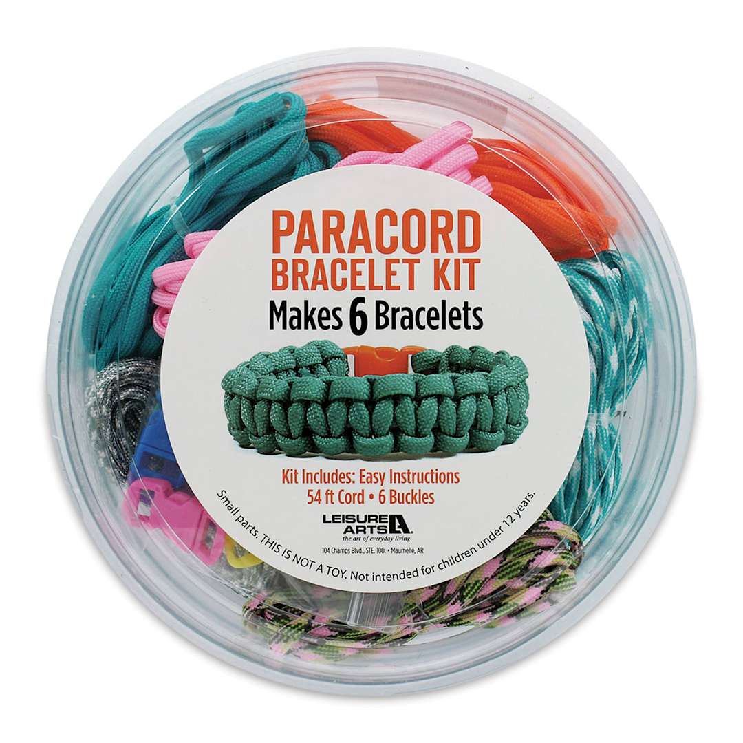 Open in modal - Leisure Arts Paracord Bracelet Kit - Bright (In packaging)