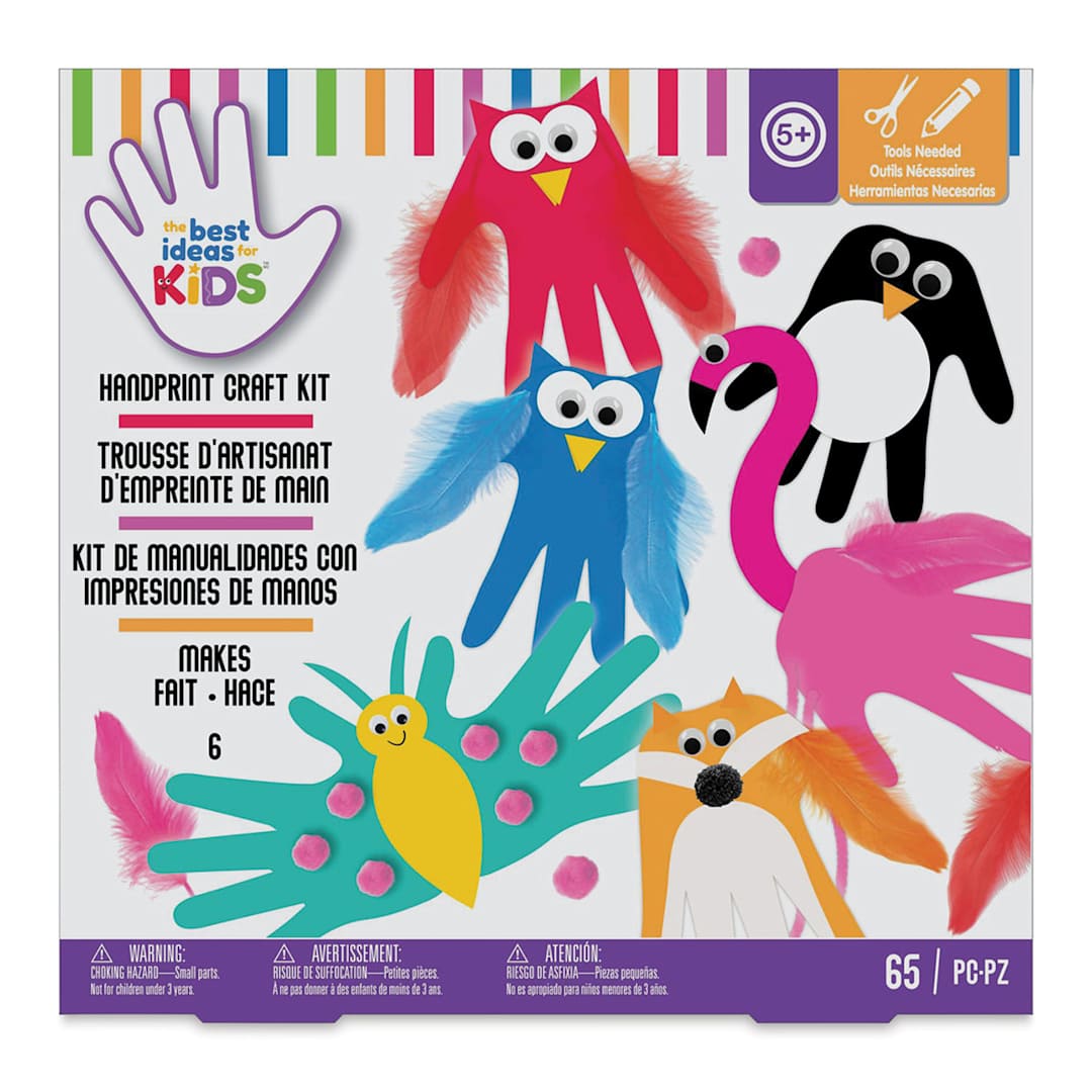 Open in modal - The Best Ideas For Kids Handprint Craft Kit (Front of packaging)