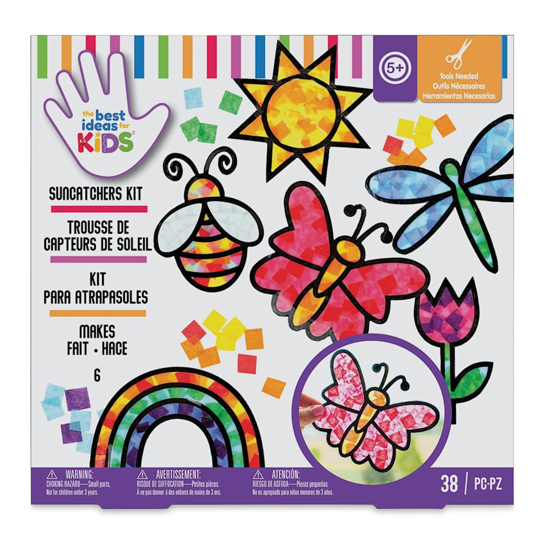 Open in modal - The Best Ideas For Kids Suncatchers Kit (Front of packaging)