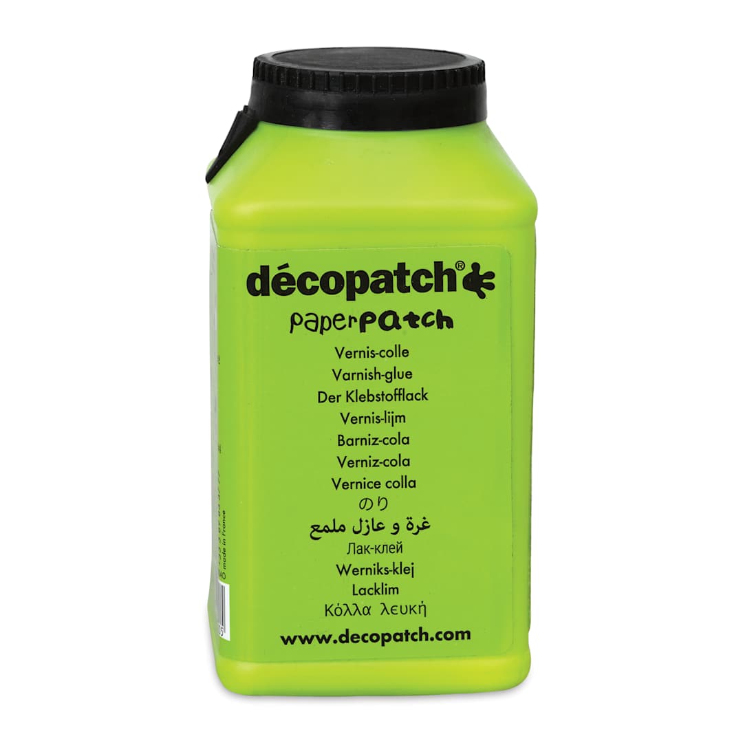 Open in modal - DecoPatch Paperpatch Varnish Glue - 300 ml (Front of jar)