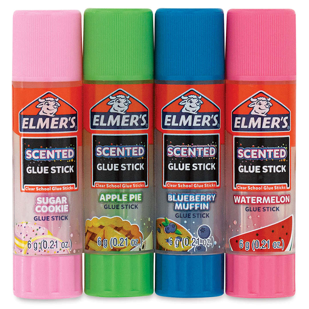 Open in modal - Elmer’s Scented Glue Sticks - Sweet, Pkg of 4, outside of the packaging