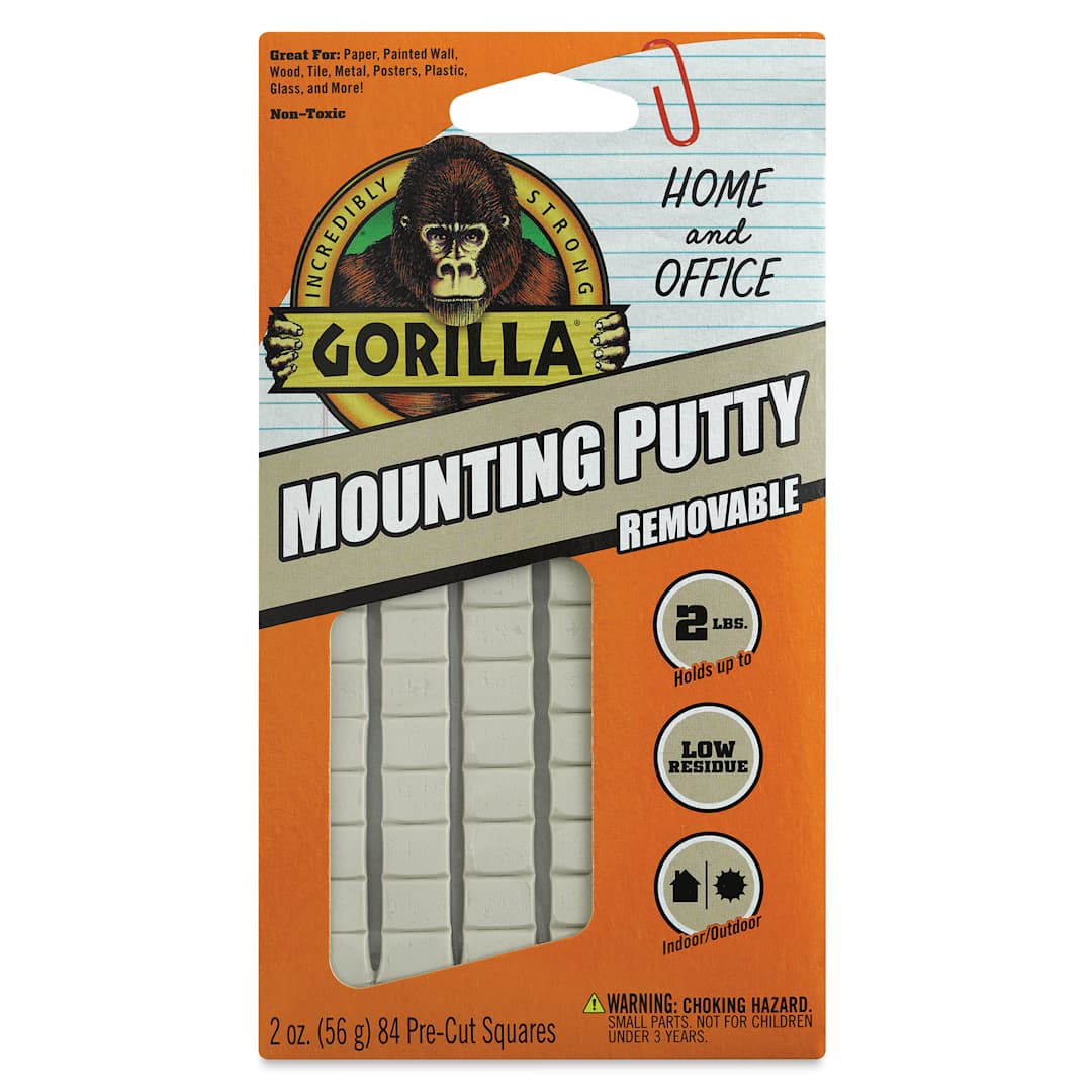 Open in modal - Gorilla Mounting Putty - 2 oz (Front of package)