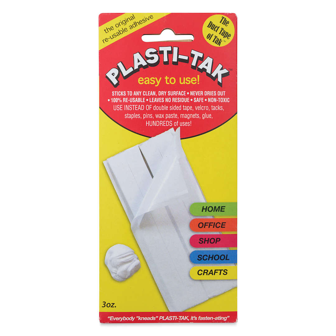 Open in modal - Plasti-Tak Reusable Adhesive Putty - 3 oz, front of the packaging