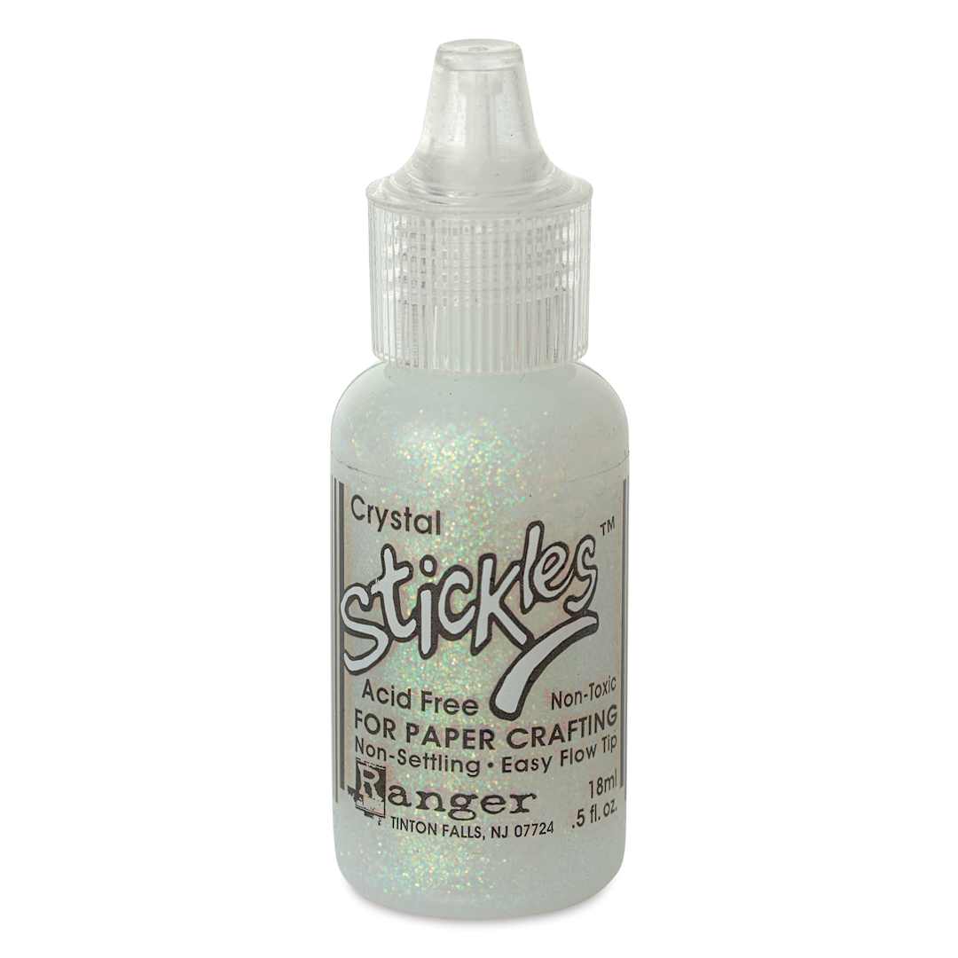 Open in modal - Ranger Stickles Glitter Glue - Crystal, 1/2 oz - front