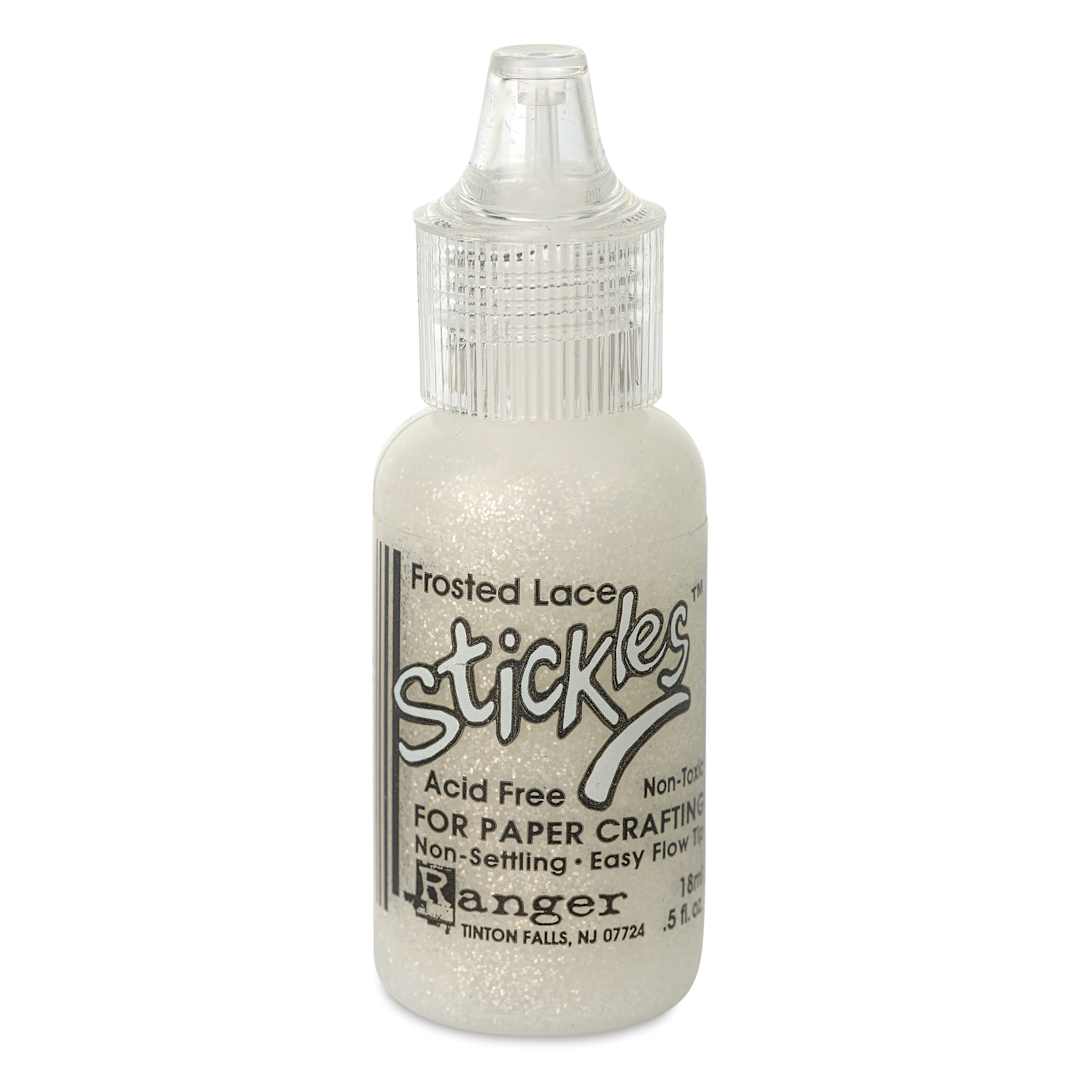 Open in modal - Ranger Stickles Glitter Glue - Frosted Lace, 1/2 oz - front