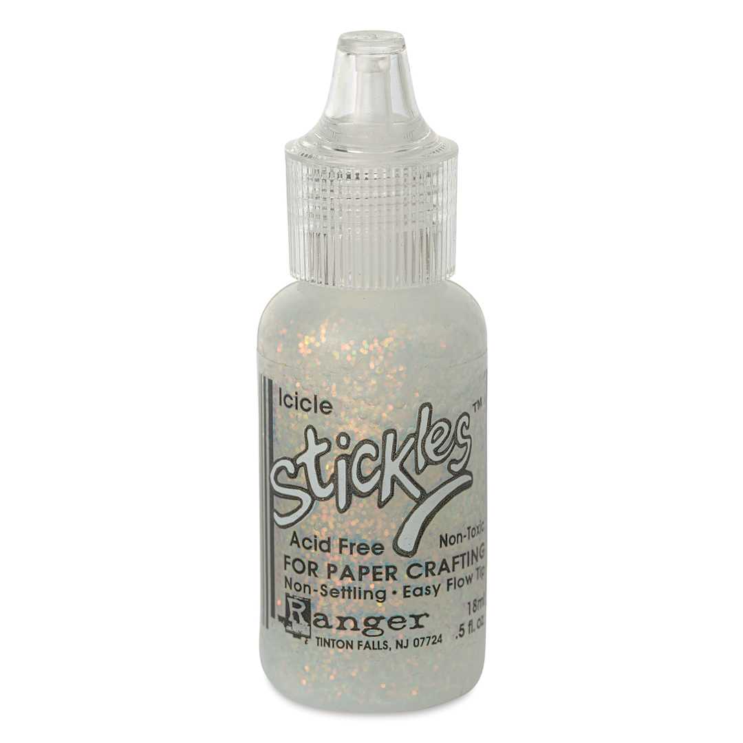 Open in modal - Ranger Stickles Glitter Glue - Icicle, 1/2 oz - front