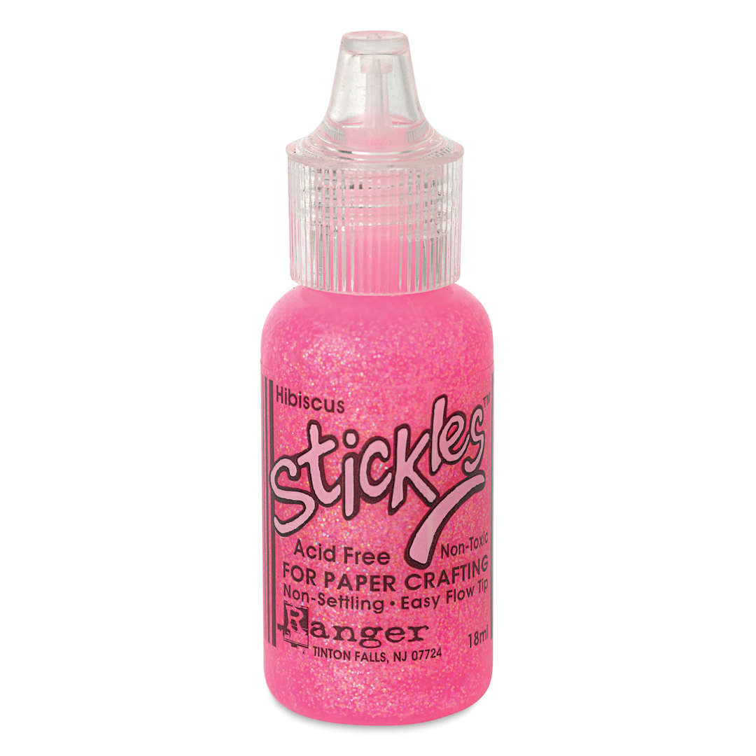Open in modal - Ranger Stickles Glitter Glue - Hibiscus, 1/2 oz - front