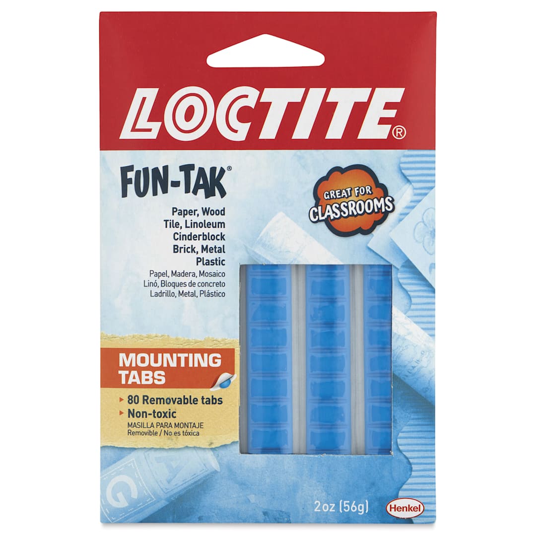 Open in modal - Loctite Fun-Tak Reusable Mounting Putty Tabs - 2 oz - front of packaging