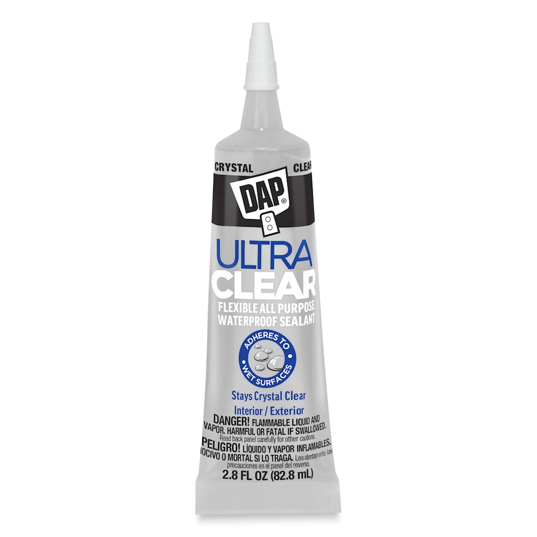 Open in modal - DAP Ultra Clear Flexible All Purpose Waterproof Sealant - 2.8 oz Tube