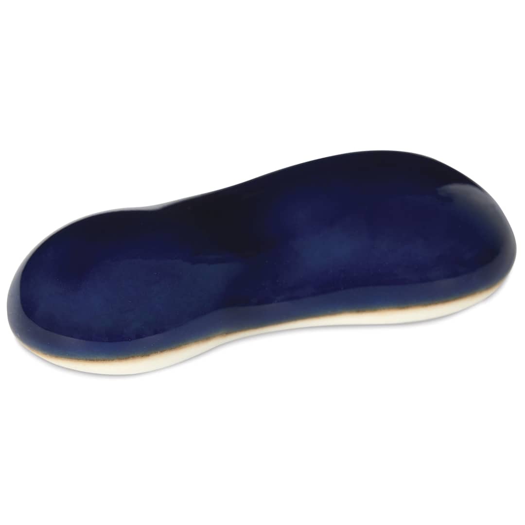 Open in modal - Kakimori Hasami Porcelain Pen Rest - Ruri