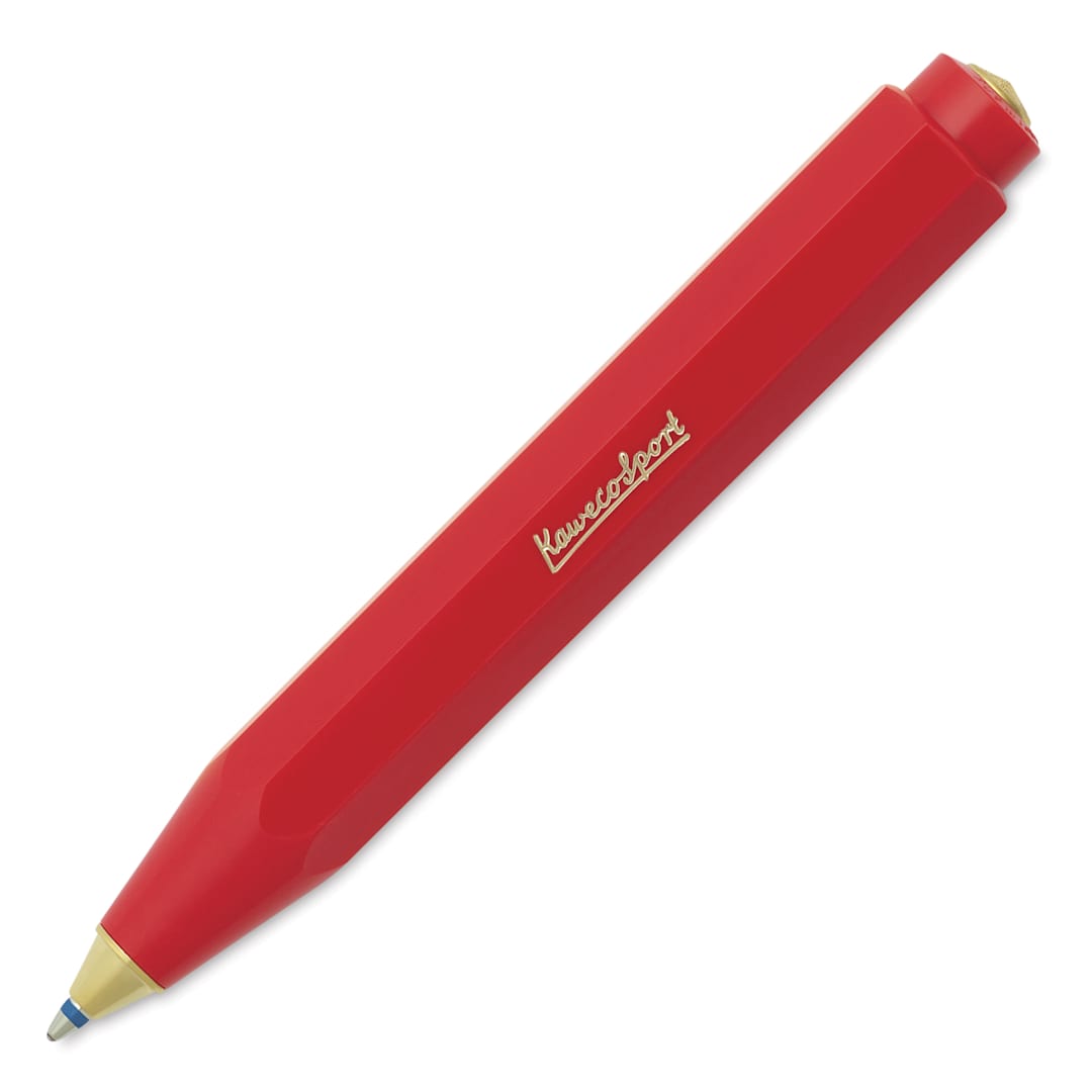 Open in modal - Kaweco Classic Sport Ballpoint Pen - Red, Blue Ink