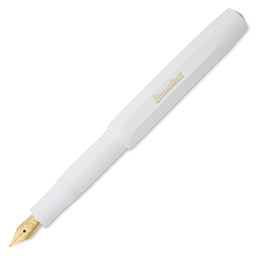 Open in modal - Kaweco Classic Sport Fountain Pen - White, Medium