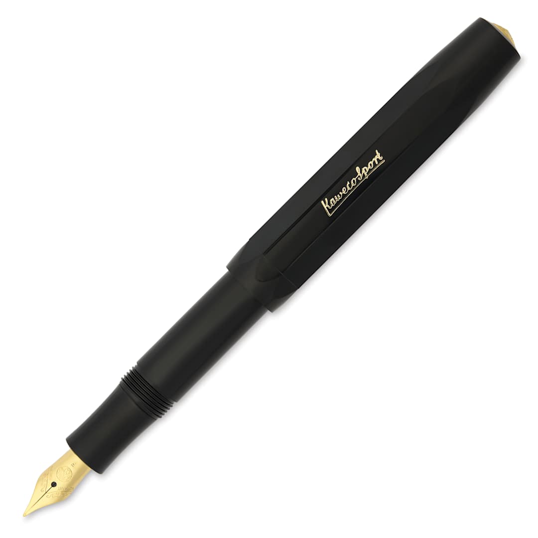 Open in modal - Kaweco Classic Sport Fountain Pen - Black, Fine