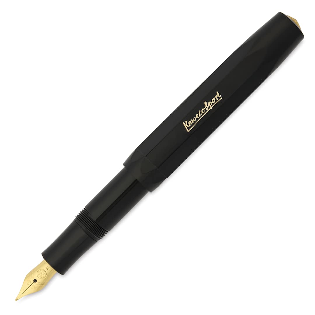 Open in modal - Kaweco Classic Sport Fountain Pen - Black, Medium