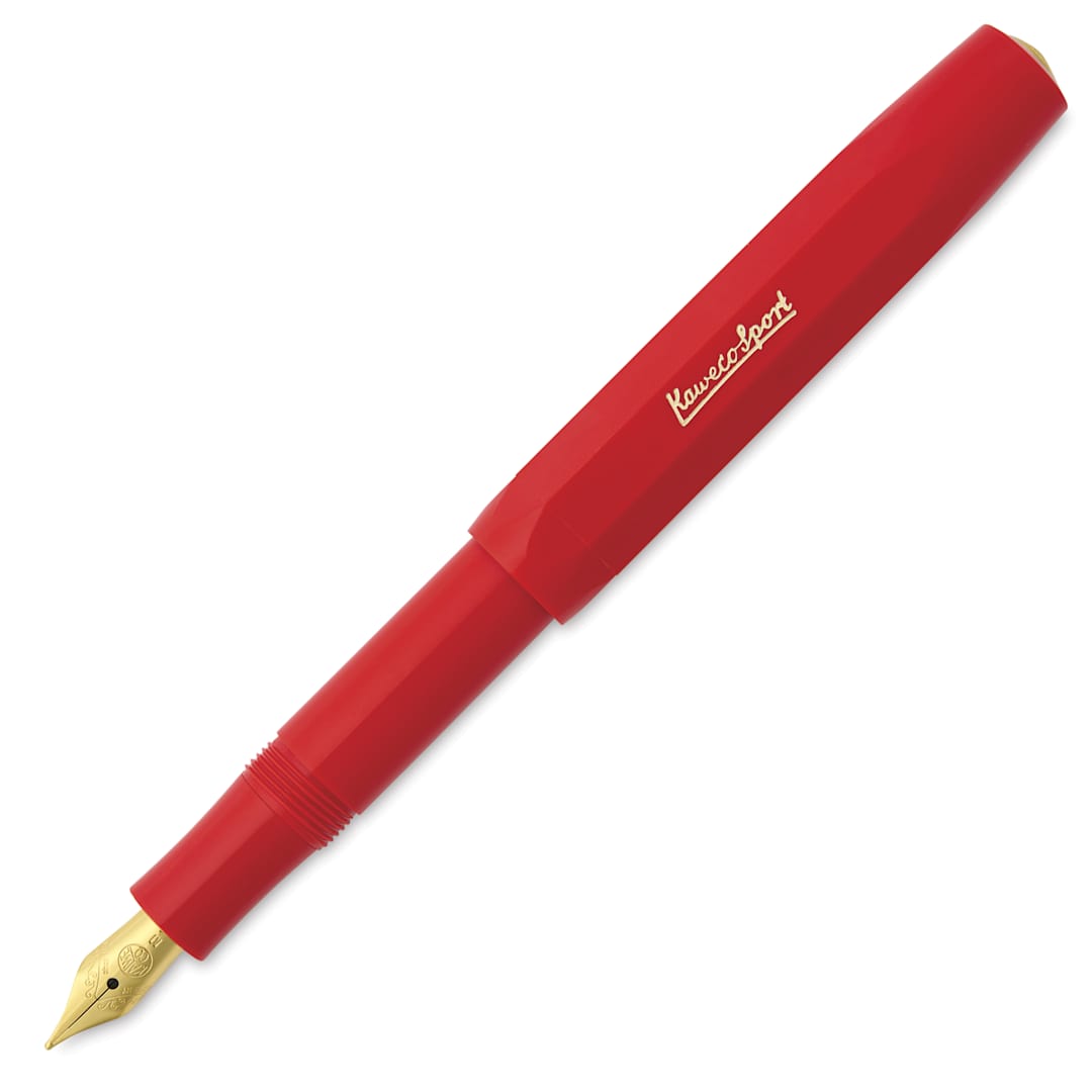 Open in modal - Kaweco Classic Sport Fountain Pen - Red, Medium