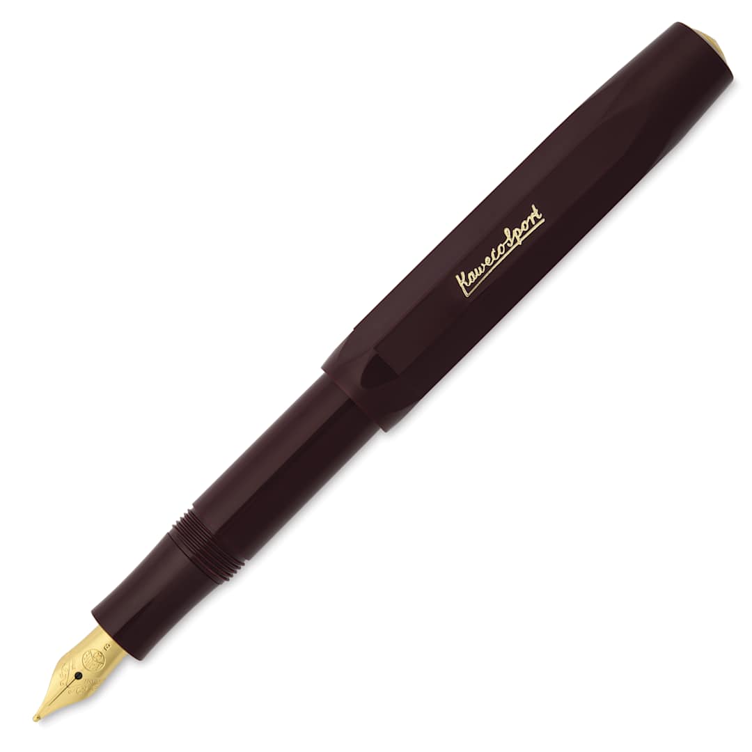 Open in modal - Kaweco Classic Sport Fountain Pen - Bordeaux, Broad