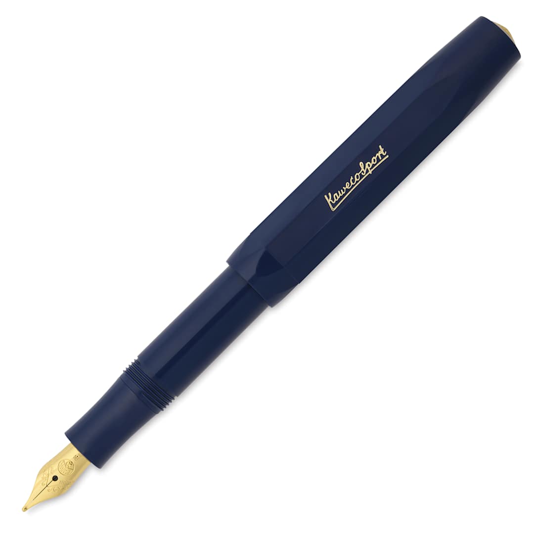 Open in modal - Kaweco Classic Sport Fountain Pen - Navy, Broad