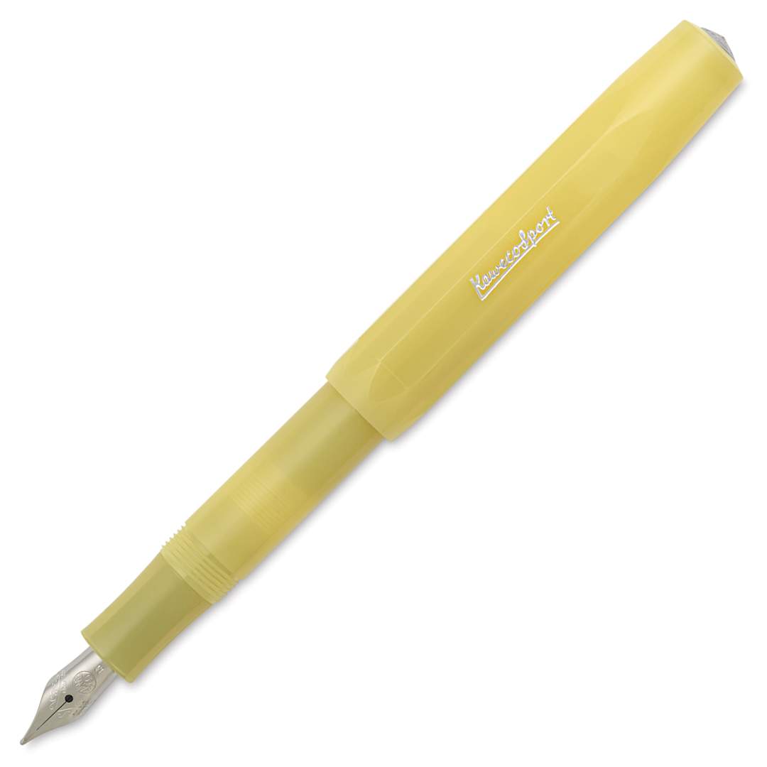 Open in modal - Kaweco Frosted Sport Fountain Pen - Sweet Banana, Medium