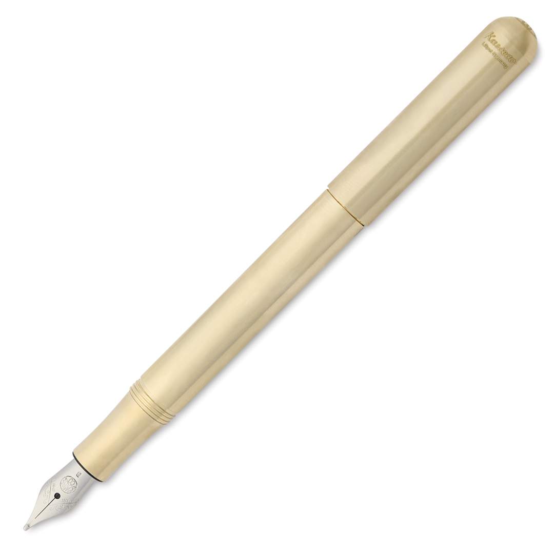 Open in modal - Kaweco Liliput Fountain Pen - Brass, Broad