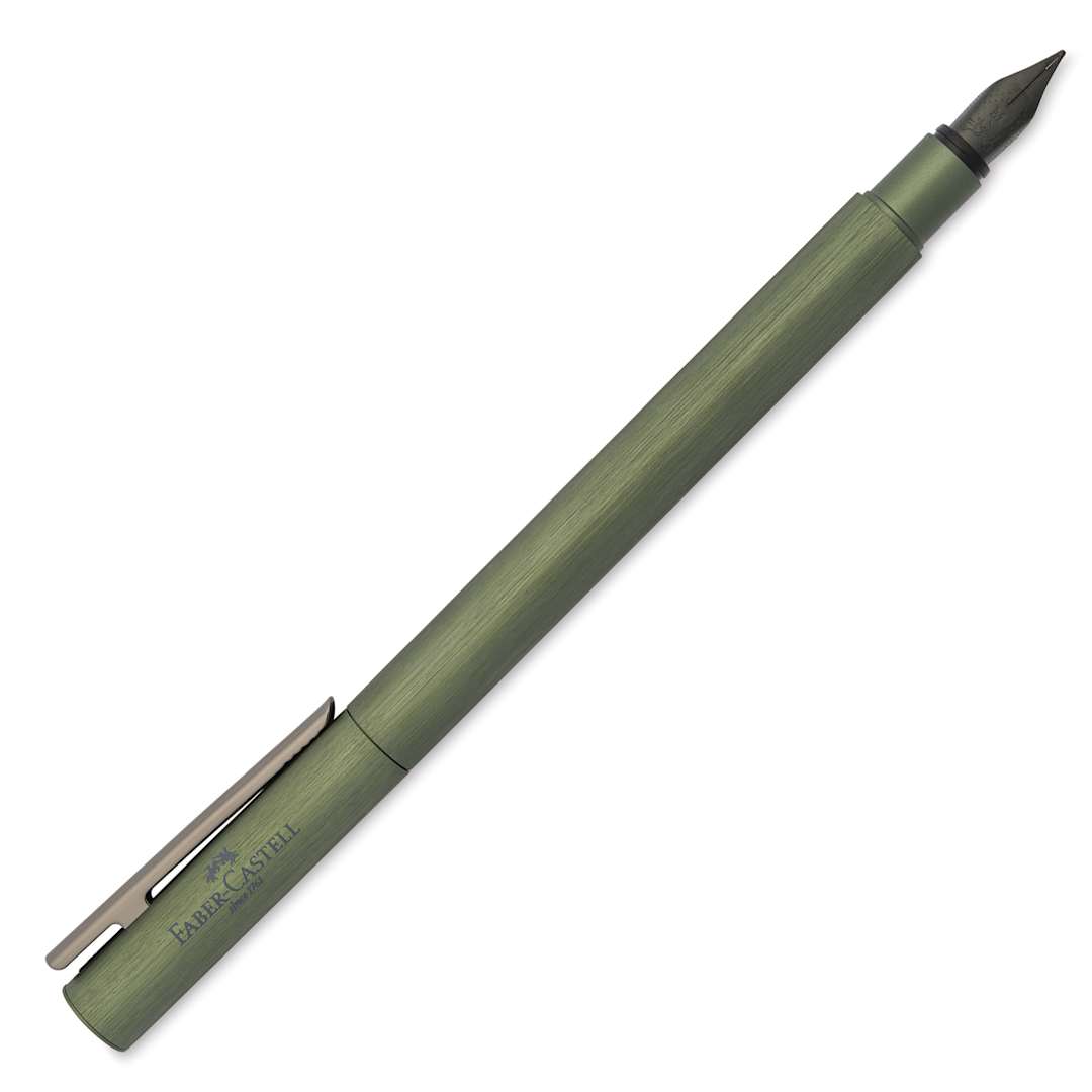 Open in modal - Faber-Castell Neo Slim Fountain Pen - Rainforest, Medium Tip