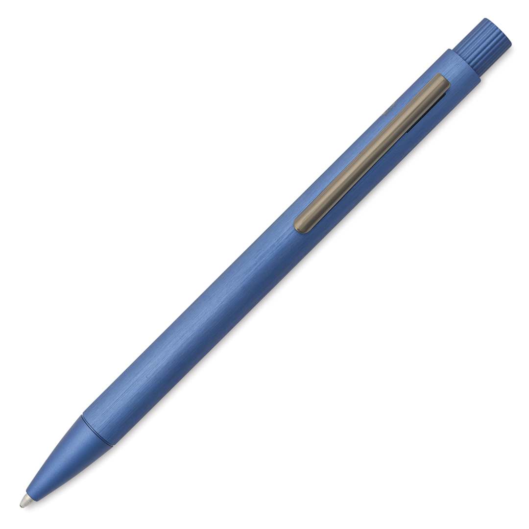 Open in modal - Faber-Castell Neo Slim Ballpoint Pen - Aluminum Dark Blue