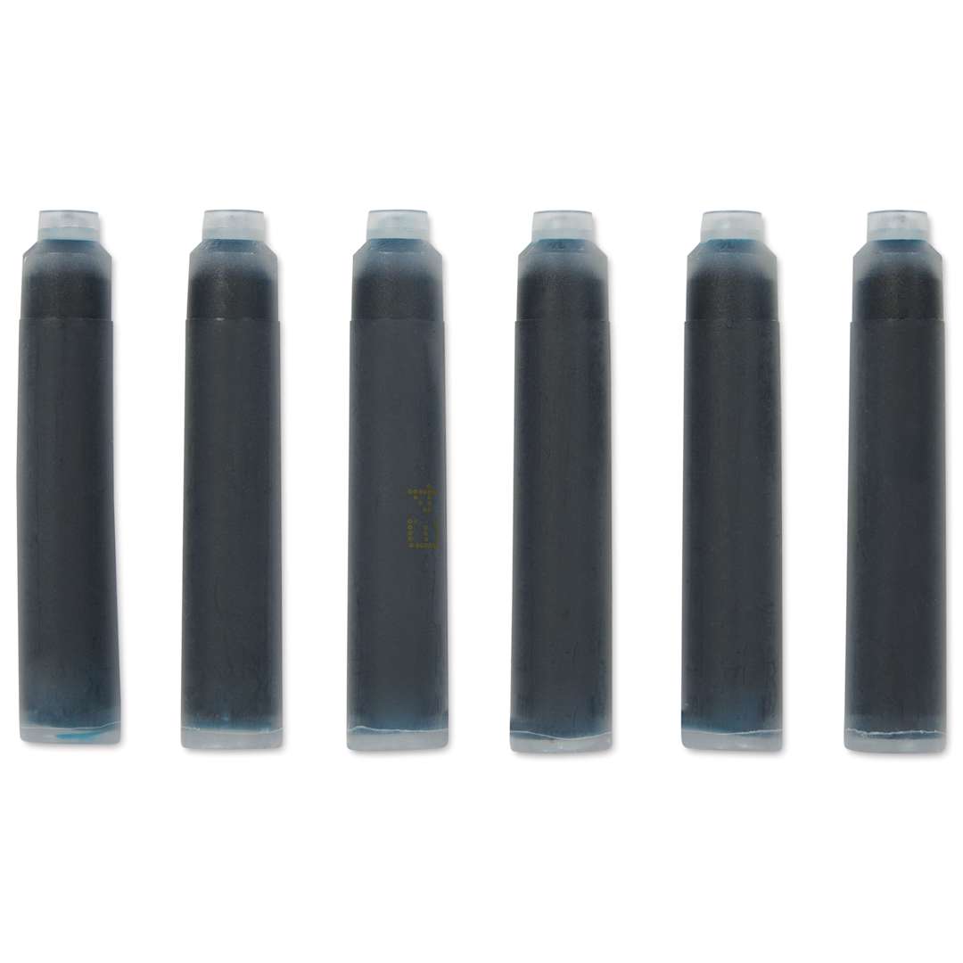 Open in modal - Graf von Faber-Castell Fountain Pen Cartridges - Turquoise, Pkg of 6