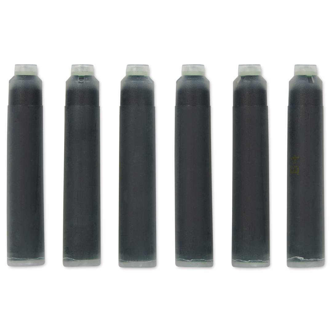 Open in modal - Graf von Faber-Castell Fountain Pen Cartridges - Viper Green, Pkg of 6