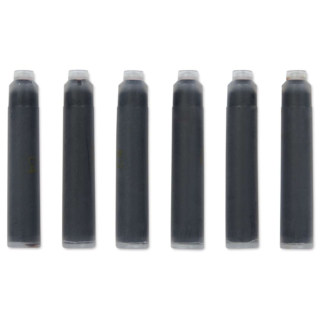 Open in modal - Graf von Faber-Castell Fountain Pen Cartridges - Hazelnut Brown, Pkg of 6