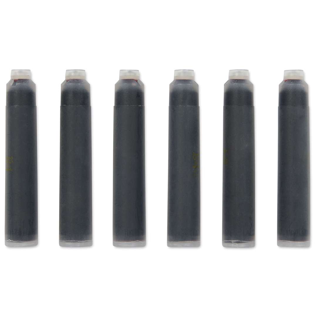 Open in modal - Graf von Faber-Castell Fountain Pen Cartridges - Cognac Brown, Pkg of 6