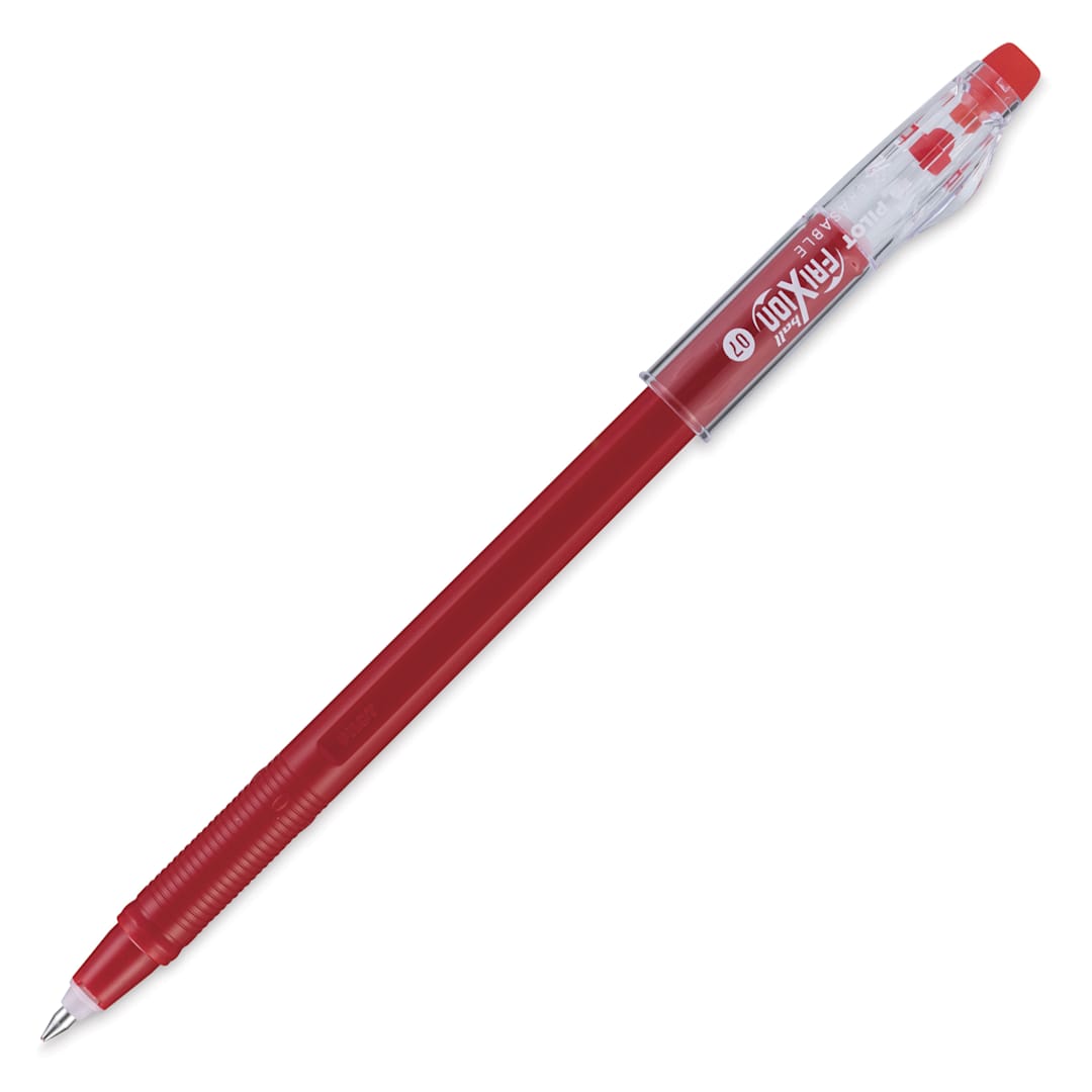 Open in modal - Pilot FriXion Erasable Color Stick - Red, cap off