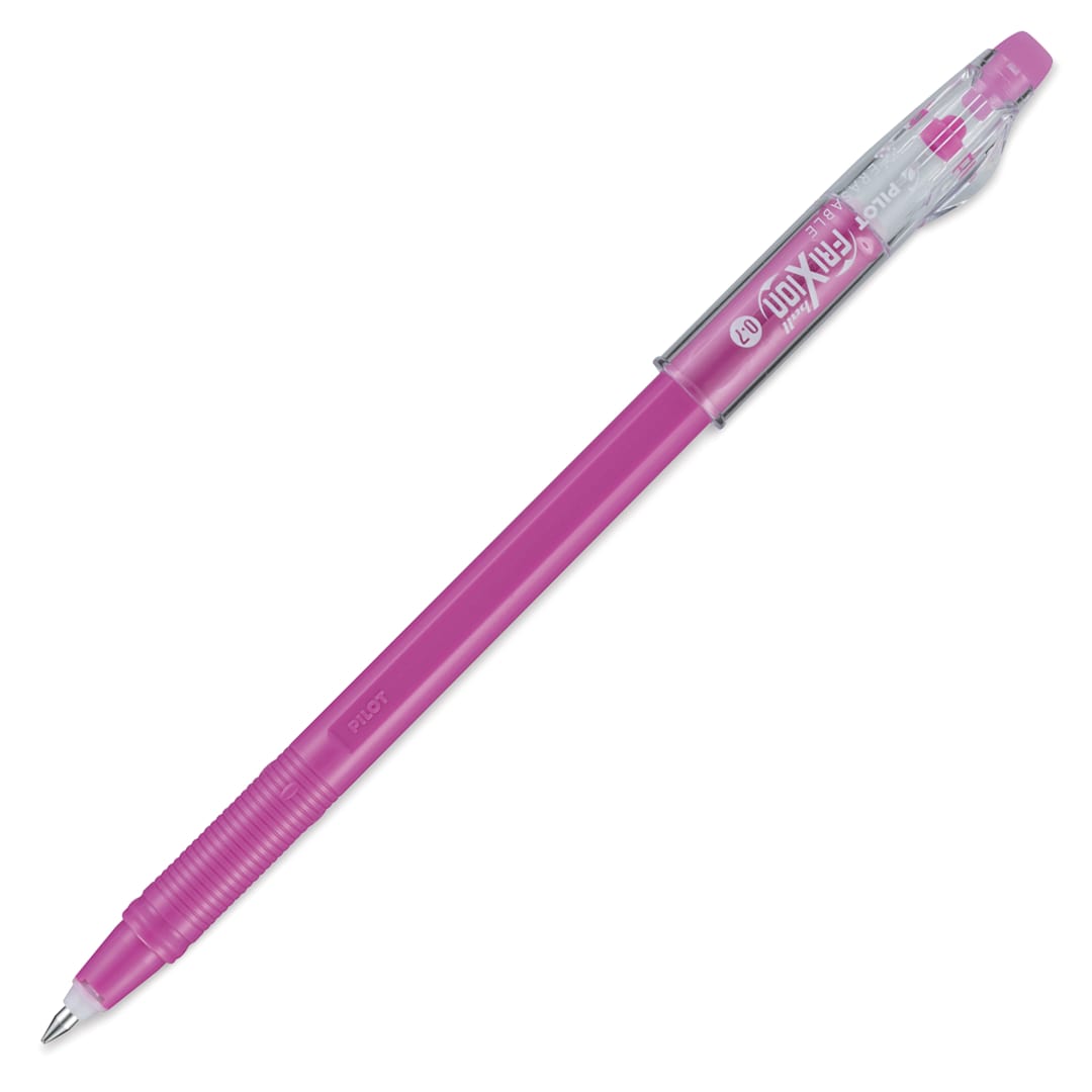 Open in modal - Pilot FriXion Erasable Color Stick - Light Pink, cap off