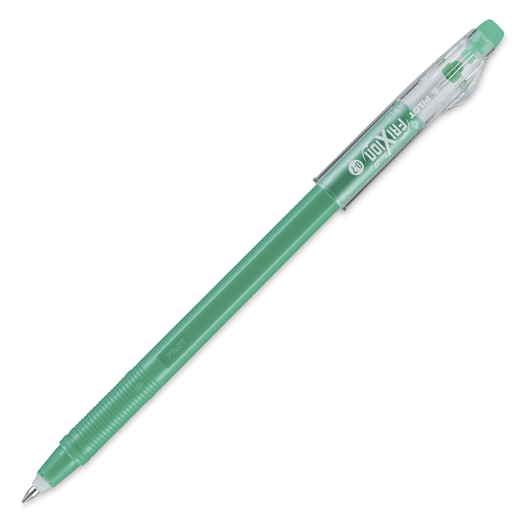 Open in modal - Pilot FriXion Erasable Color Stick - Green, cap off