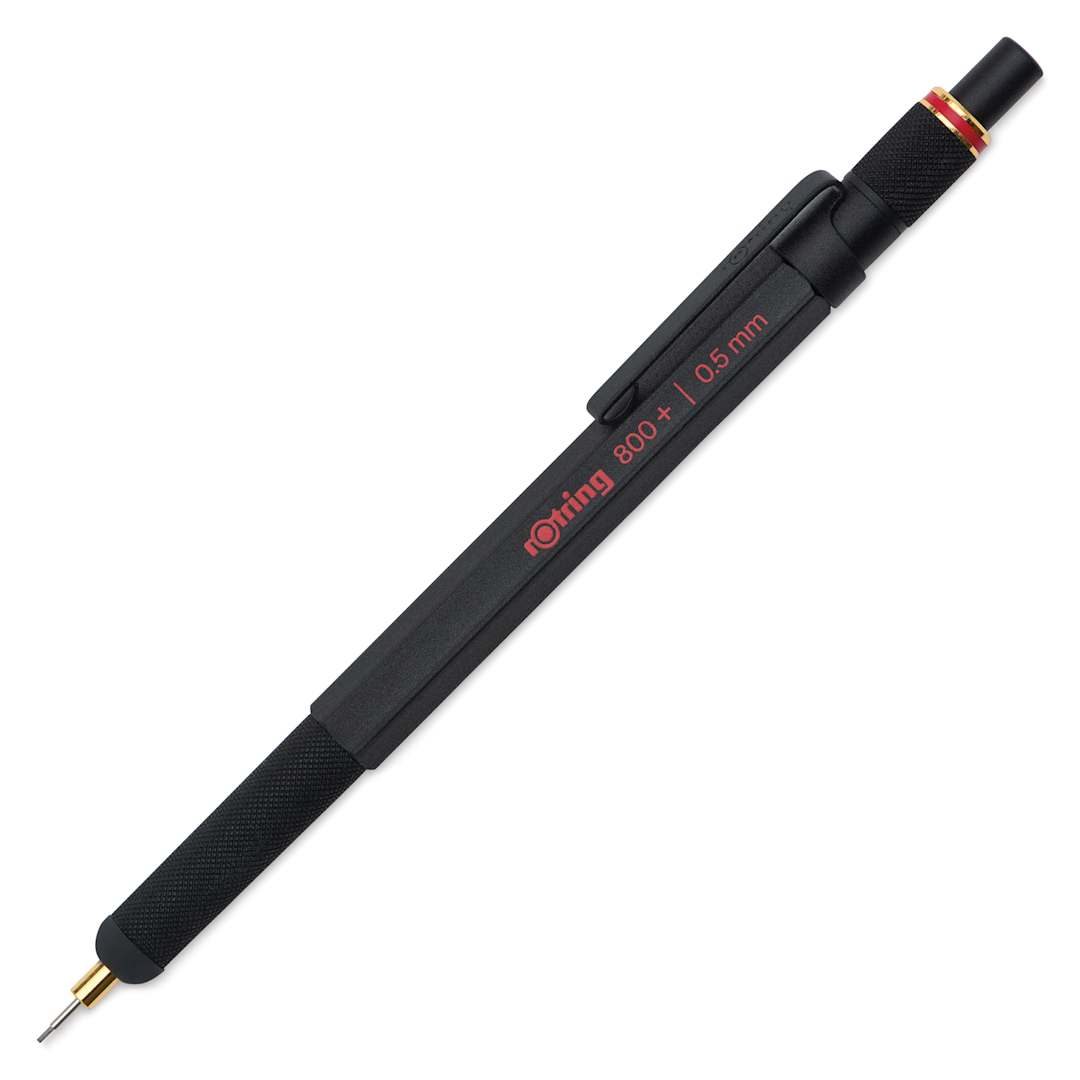 Open in modal - Rotring 800+ Stylus Mechanical Pencil - Black, 0.5 mm