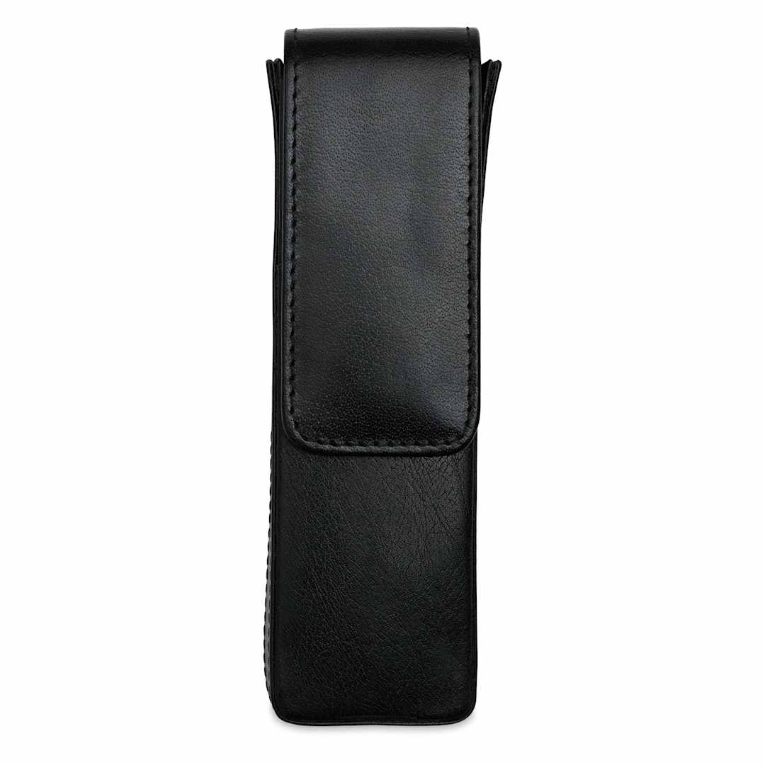 Open in modal - Girologio 2 Leather Pen Case - Black