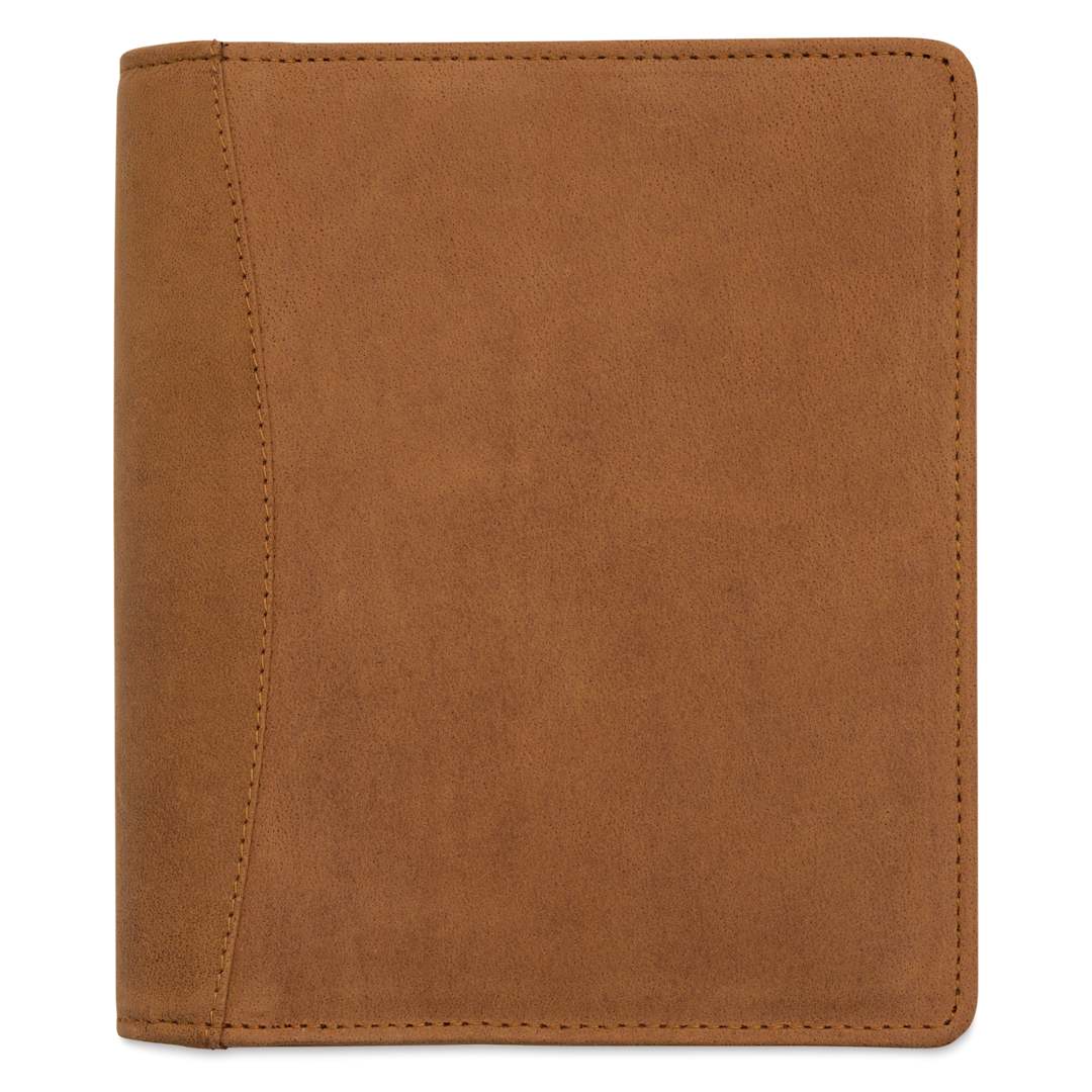 Open in modal - Girologio 12 Leather Pen Zip Case - Saddle Tan