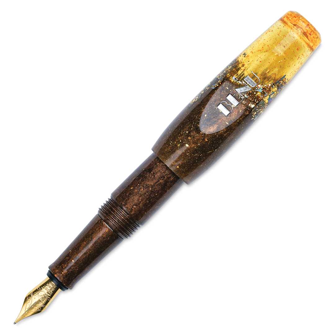 Open in modal - Benu Pixie Fountain Pen - Honey Bronze (image may show a different size nib)