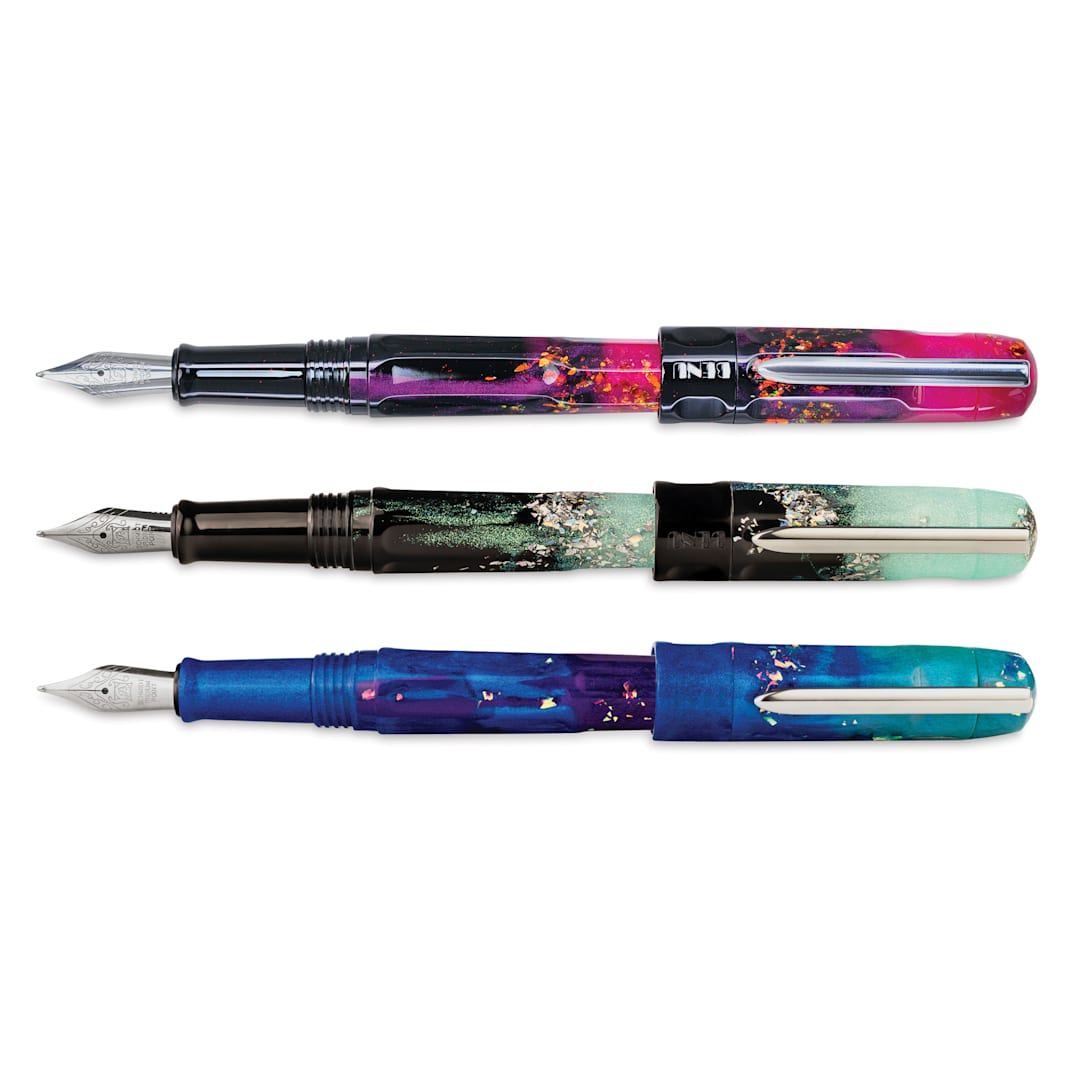 Open in modal - Benu Talisman Fountain Pens, of various sizes (image may show different size nibs)