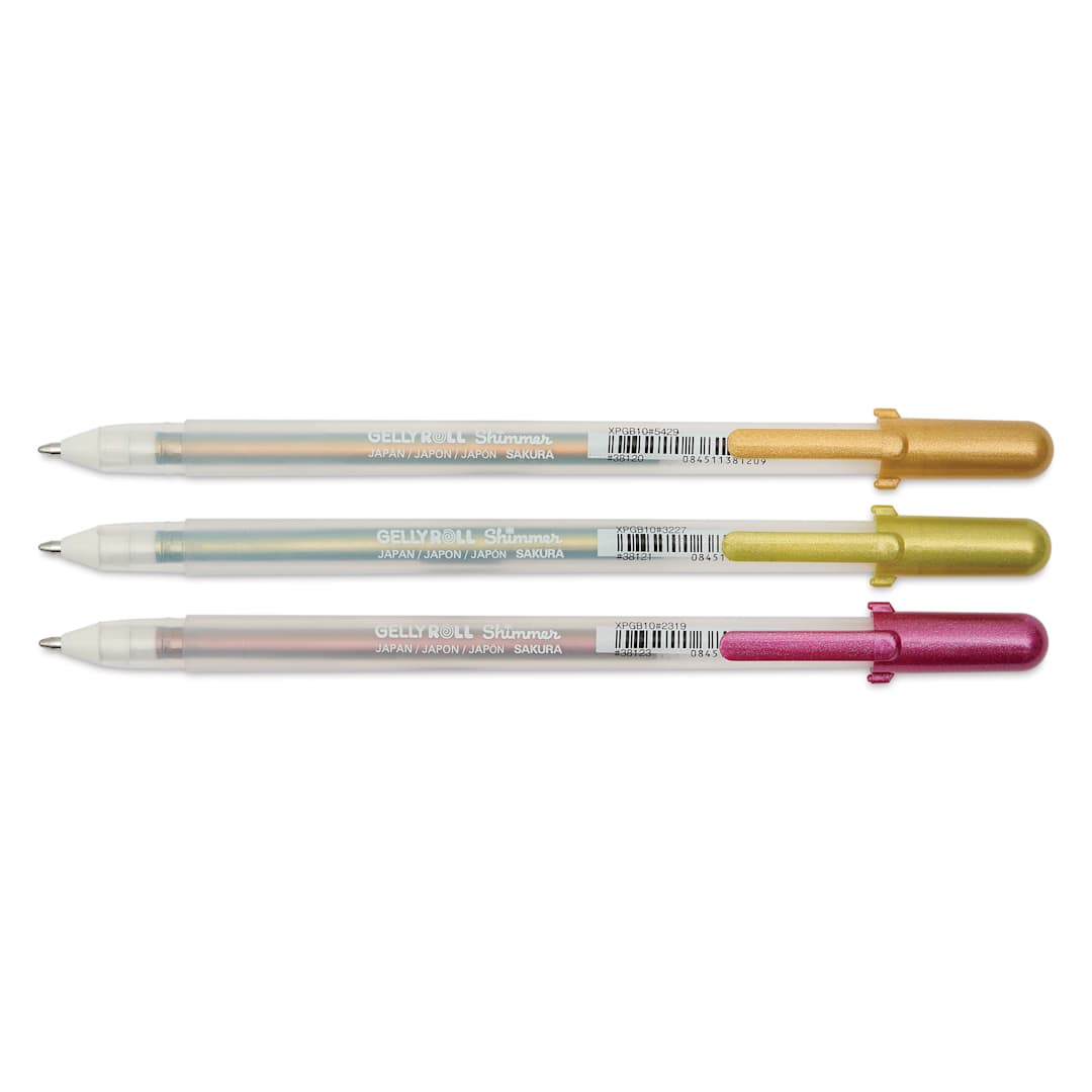 Open in modal - Sakura Gelly Roll Shimmer Pens - Set of 3, Shimmer Comet