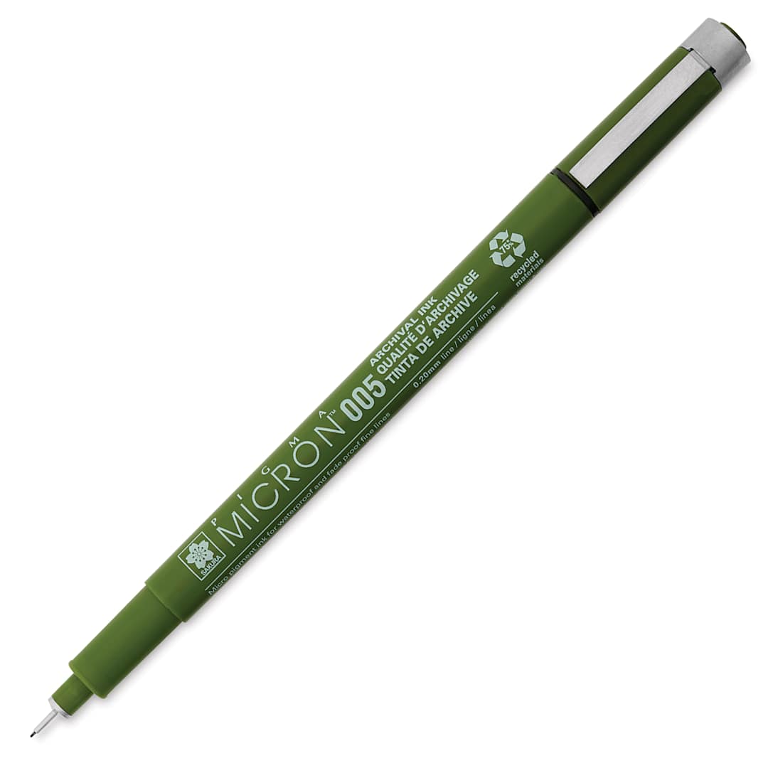 Open in modal - Sakura Pigma Micron Eco Pen - Black, 005, uncapped