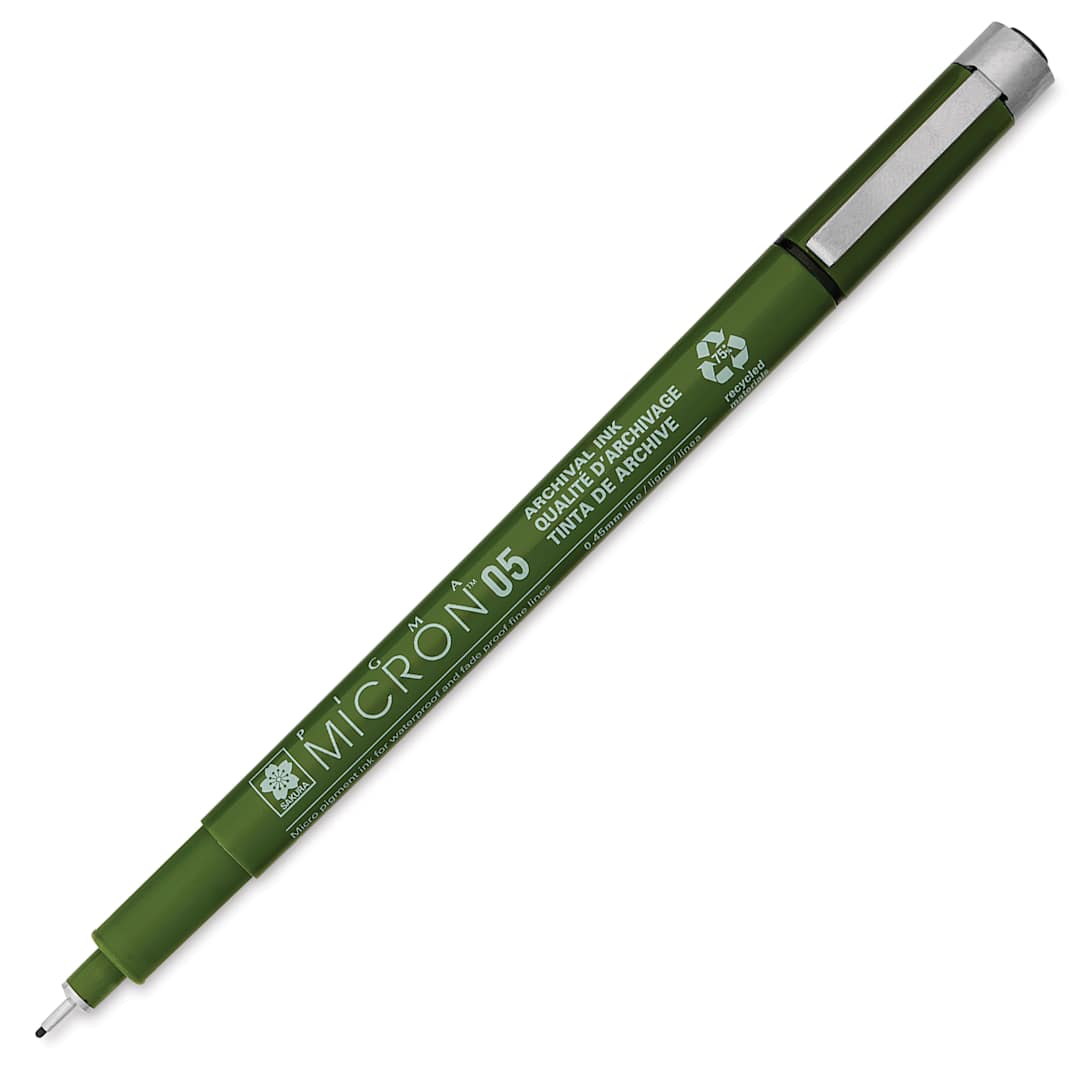 Open in modal - Sakura Pigma Micron Eco Pen - Black, 05, uncapped