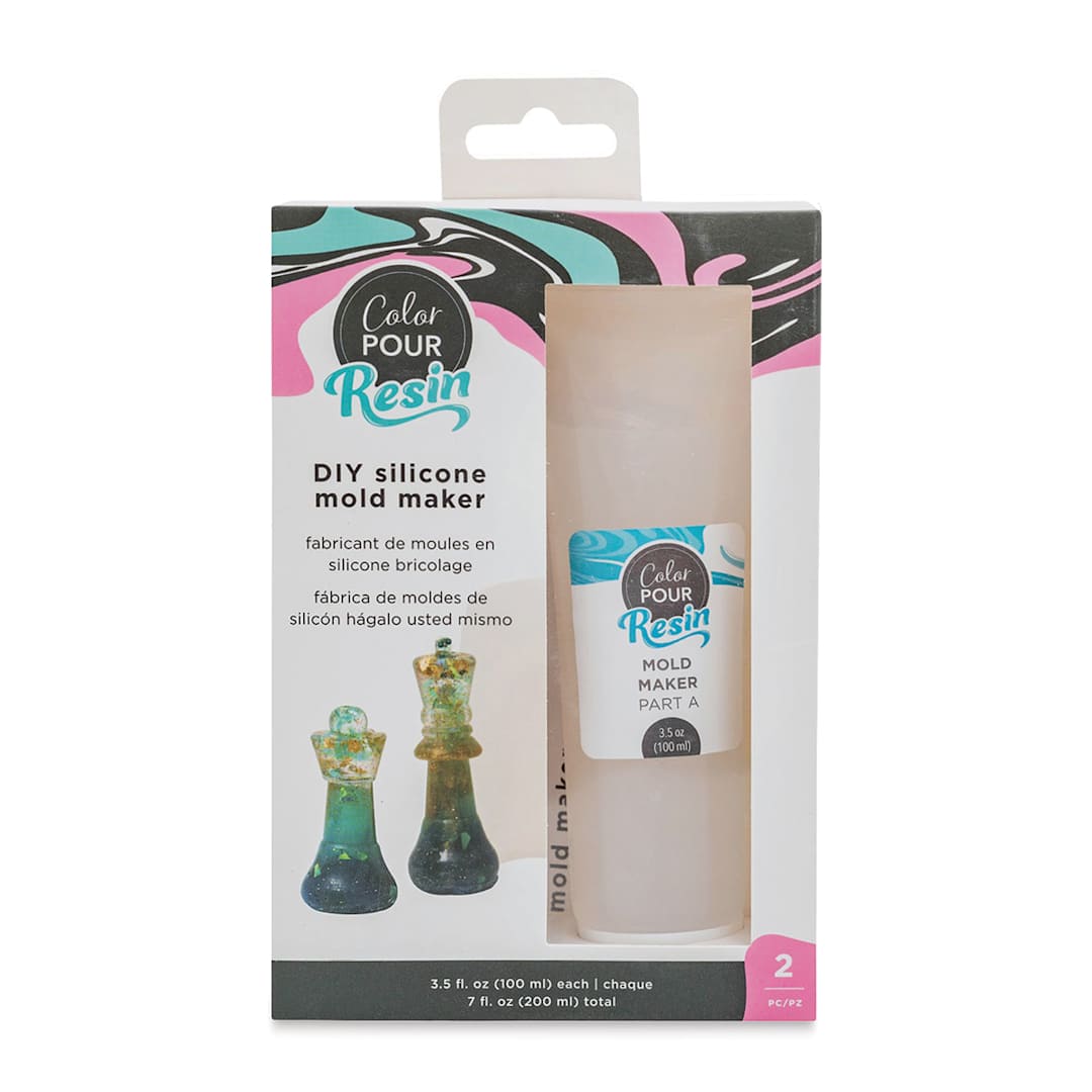 Open in modal - American Crafts Color Pour DIY Silicone Mold Maker Kit