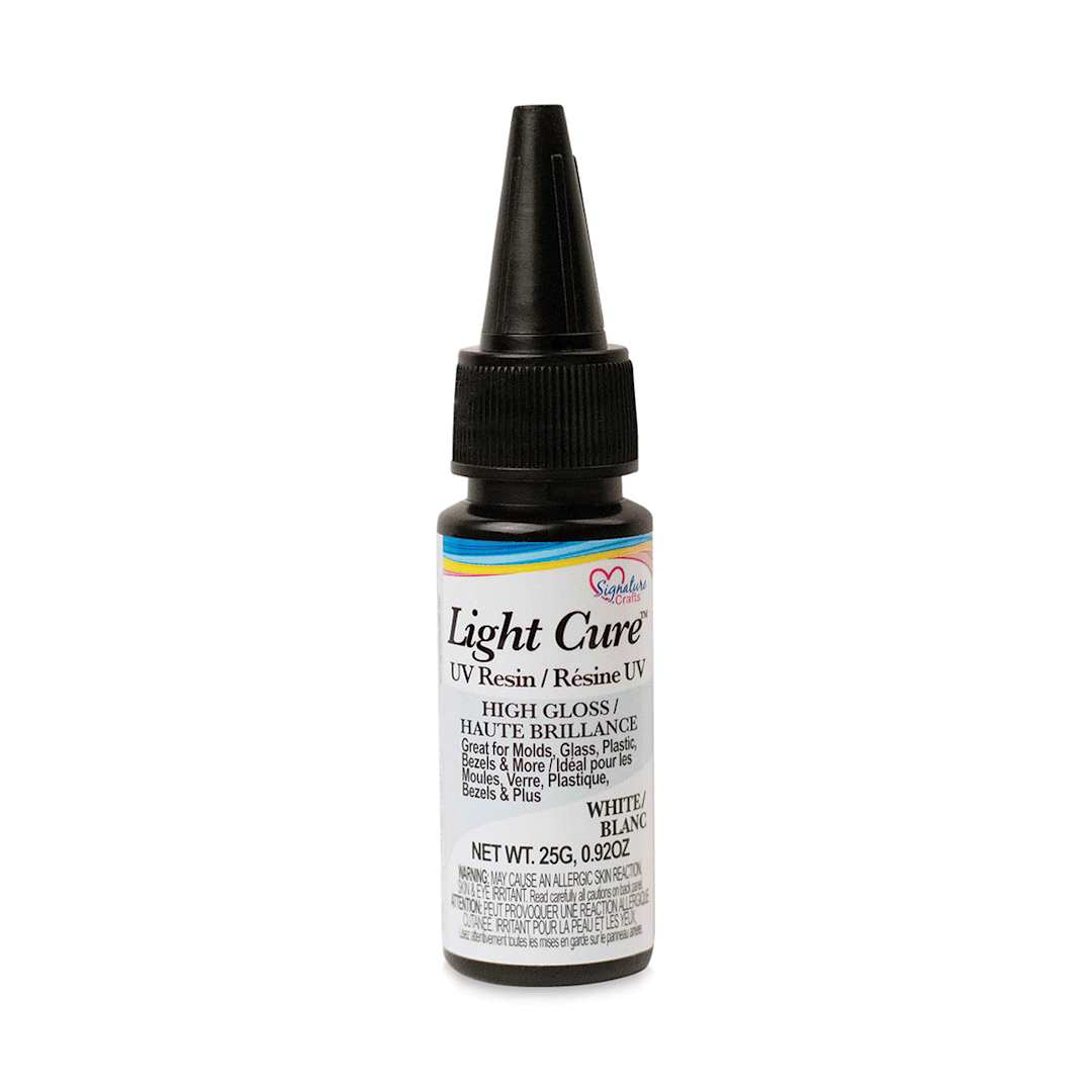 Open in modal - Signature Crafts Light Cure UV Resin - White, 25 g